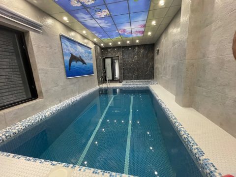 استخردار آبگرم افق با جکوزی و ایرهاکی و بیلیارد